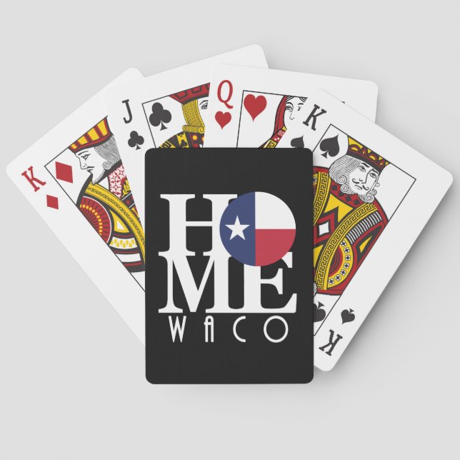 Baraja De Cartas HOME Waco Texas (Reverso)