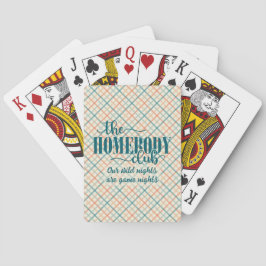 Baraja De Cartas Homebody Club Plaid