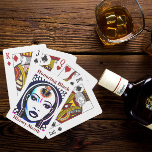 Baraja De Cartas Homenaje a las tarjetas de juego del mes de la his