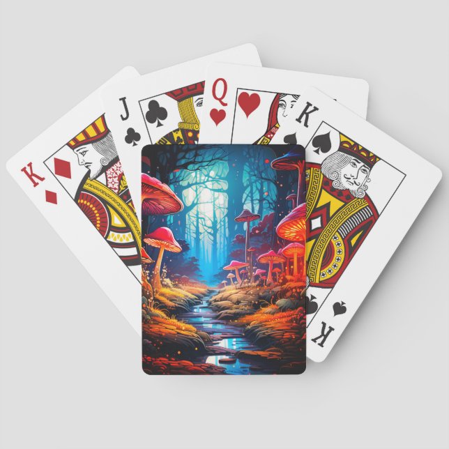 Baraja De Cartas Hongos (Reverso)