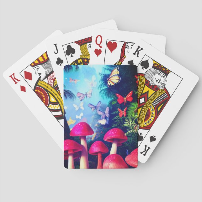 Baraja De Cartas Hongos (Reverso)