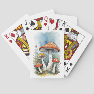 Baraja De Cartas Hongos acuáticos Toadstoides
