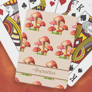 Baraja De Cartas Hongos Rojos