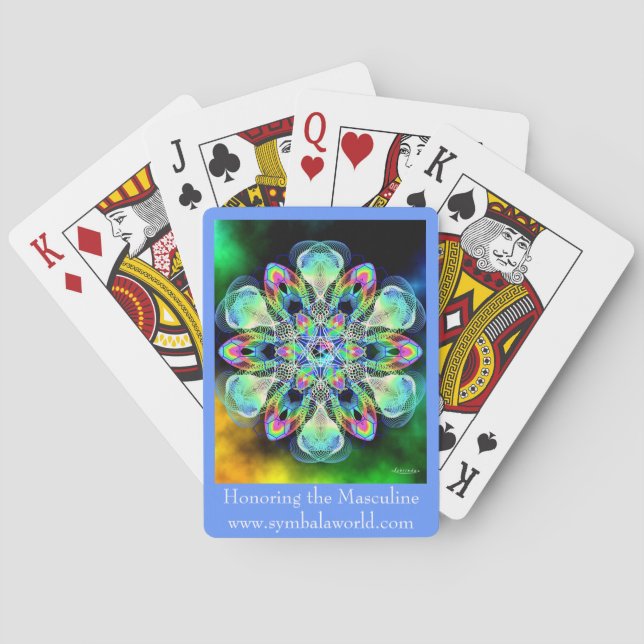 Baraja De Cartas Honrando a la masculina (Reverso)