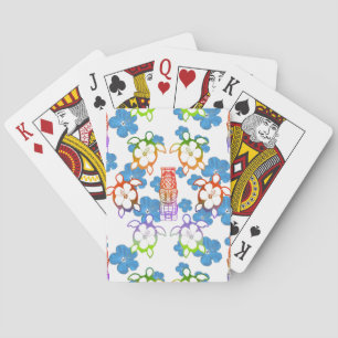 Baraja De Cartas Honu y Tikis tropicales