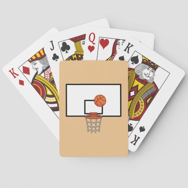Baraja De Cartas Hoop de baloncesto (Reverso)