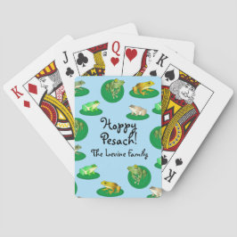 Baraja De Cartas ¡Hoppy Pesach! Tarjetas de reproducción personaliz