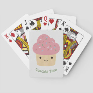Baraja De Cartas ¡Hora del pastel! Cubierta rosa cúrcuma