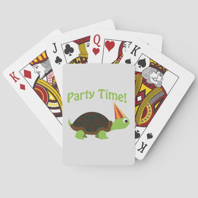 Baraja De Cartas ¡Hora fiesta! Tortuga (Reverso)