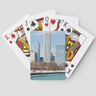 Baraja De Cartas Horizonte de Chicago a través del lago Michigan