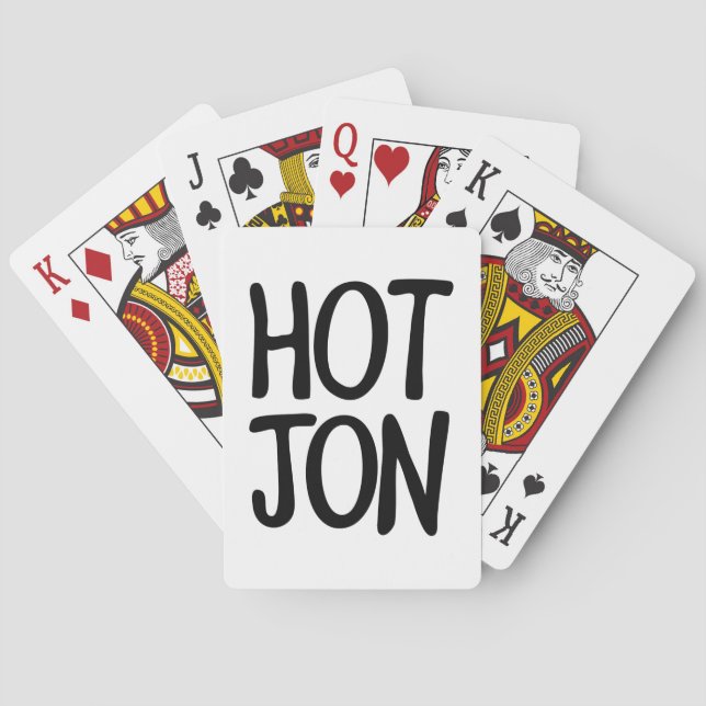 BARAJA DE CARTAS HOT JON (Reverso)