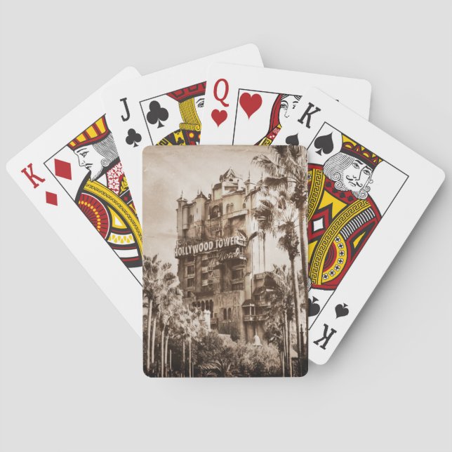 Baraja De Cartas Hotel Hollywood Tower (Reverso)