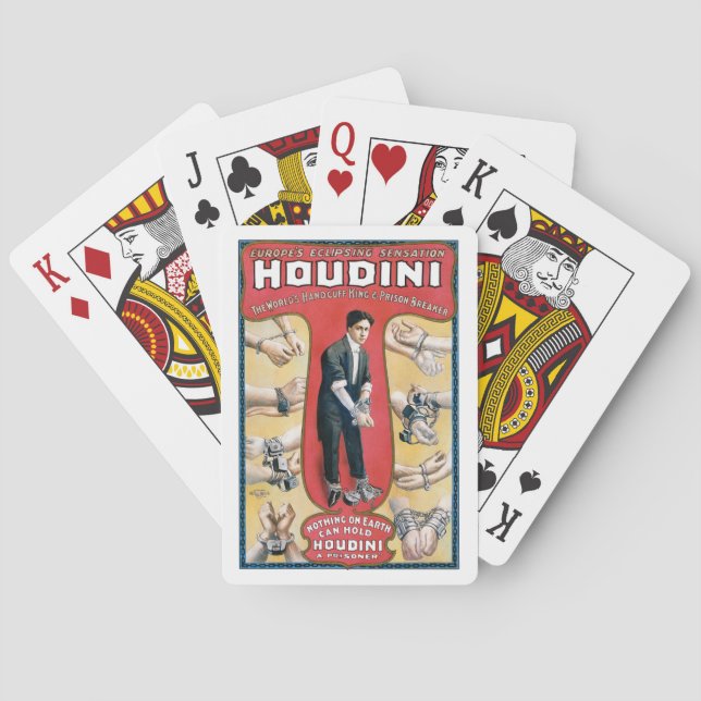 Baraja De Cartas Houdini Handcuff King (Reverso)