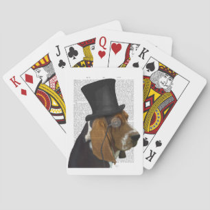 Baraja De Cartas Hound basset, Hound formal y Gorra