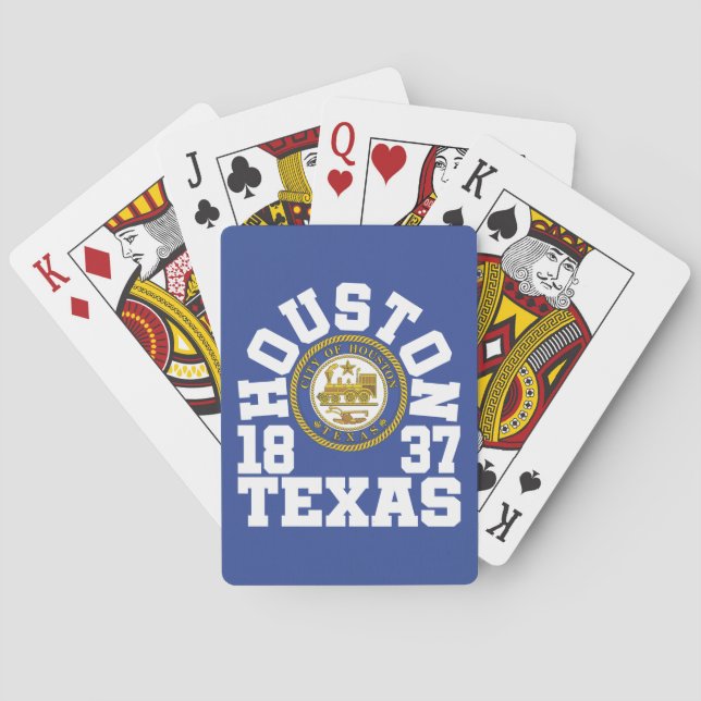 Baraja De Cartas Houston, Texas (Reverso)
