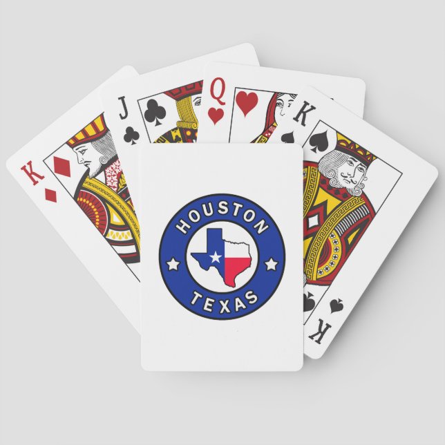 Baraja De Cartas Houston Texas (Reverso)