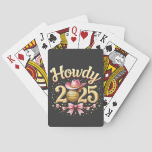 Baraja De Cartas Howdy 2025 New Year Eve Cowboy Western