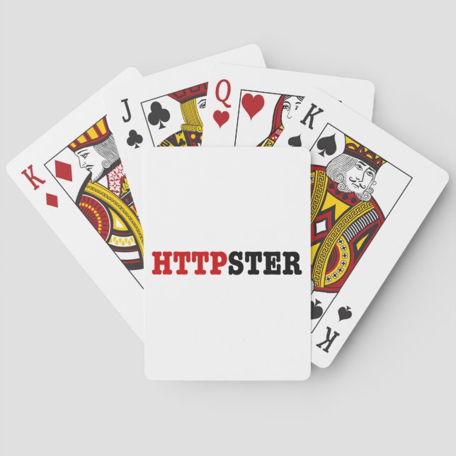 BARAJA DE CARTAS HTTPSTER (Reverso)