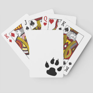 Baraja De Cartas Huella animal
