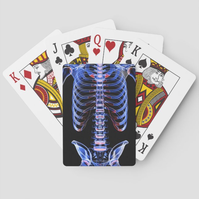 Baraja De Cartas Huesos del tronco 2 (Reverso)