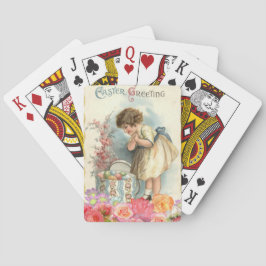 Baraja De Cartas huevos de pascua victorianos