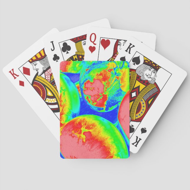 Baraja De Cartas huevos fluorescentes 1 (Reverso)