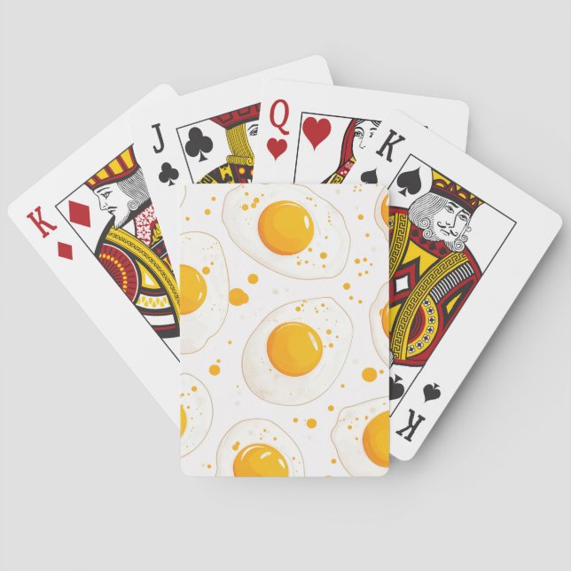 Baraja De Cartas Huevos Fritos  (Reverso)