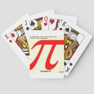Baraja De Cartas Humble Pi al Cuadrado Divertido