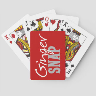 Baraja De Cartas Humor de cabeza roja - ajuste de jengibre
