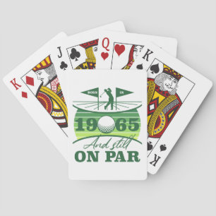 Baraja De Cartas Humor de golf de 1965 a 60 años