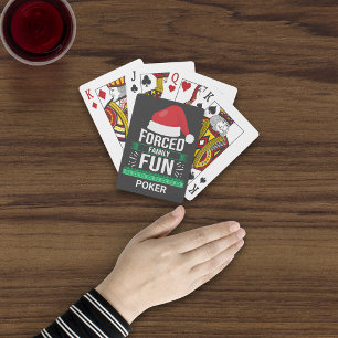 Baraja De Cartas Humor de Navidades divertidos de familias forzadas