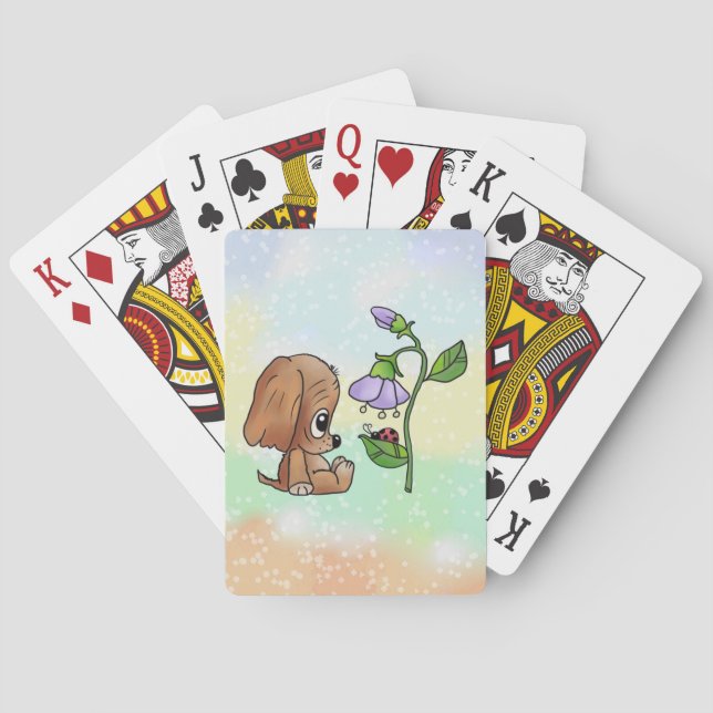 Baraja De Cartas Hund und Blume (Reverso)
