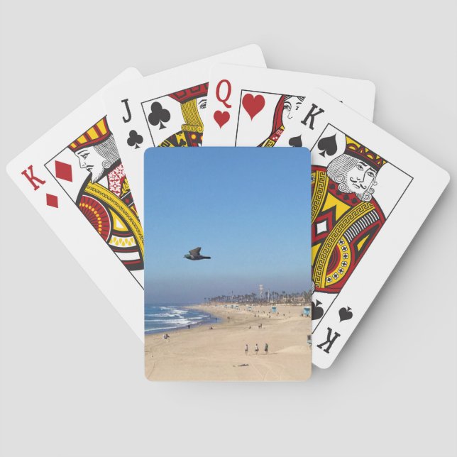 Baraja De Cartas Huntington Beach, California (Reverso)