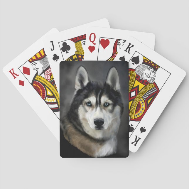 Baraja De Cartas Husky (Reverso)