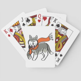Baraja De Cartas Husky Dog