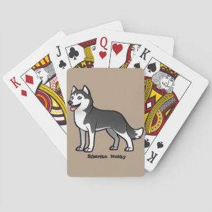 Baraja De Cartas Husky Siberian