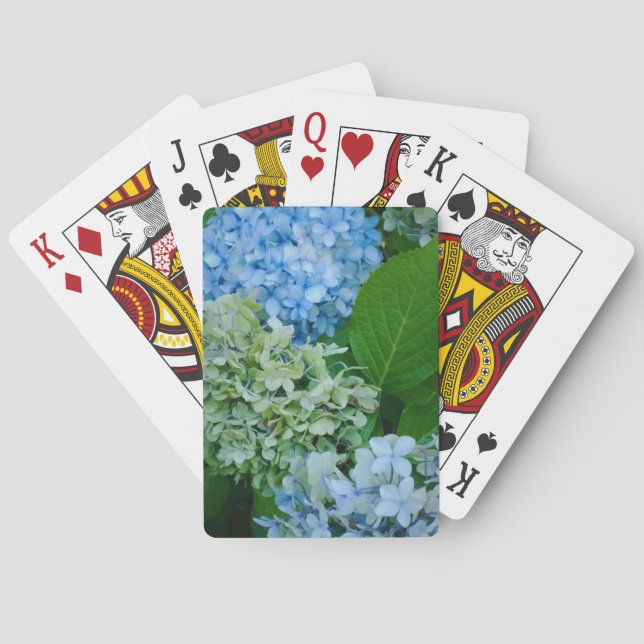 Baraja De Cartas Hydrangea Flowers (Reverso)