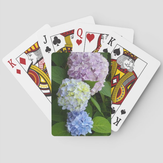 Baraja De Cartas Hydrangeas (Reverso)