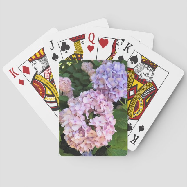 Baraja De Cartas Hydrangeas (Reverso)