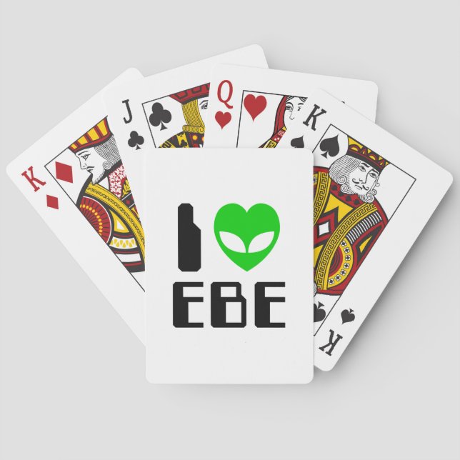 Baraja De Cartas I Alien Heart EBE (Reverso)