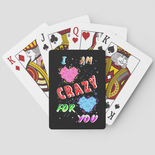 Baraja De Cartas I Am Crazy For You (Reverso)