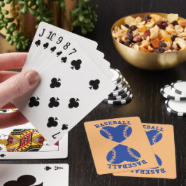 BARAJA DE CARTAS I CORAZÓN BÉISBOL