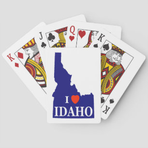 Baraja De Cartas I Heart (Love) Idaho