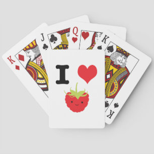 Baraja De Cartas I Heart Raspberries