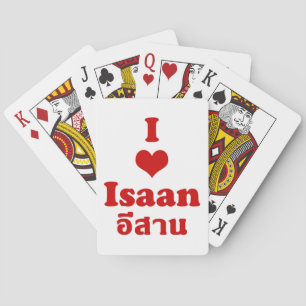 Baraja De Cartas I Love (Heart) Isaan