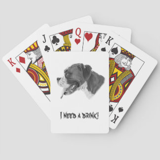 Baraja De Cartas I Need a Drink! Funny Poker Night Playing Cards