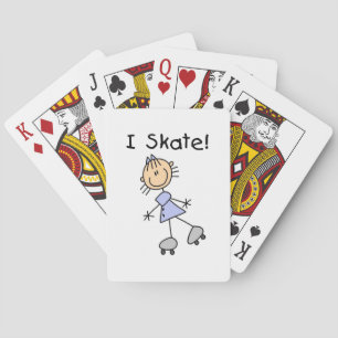 Baraja De Cartas I Skate - Chica Roller Skater