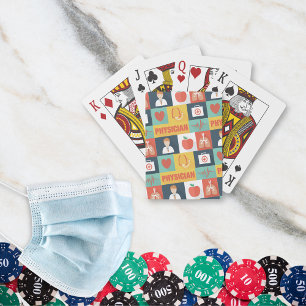 Baraja De Cartas Icónica de Médico Profesional Diseñada