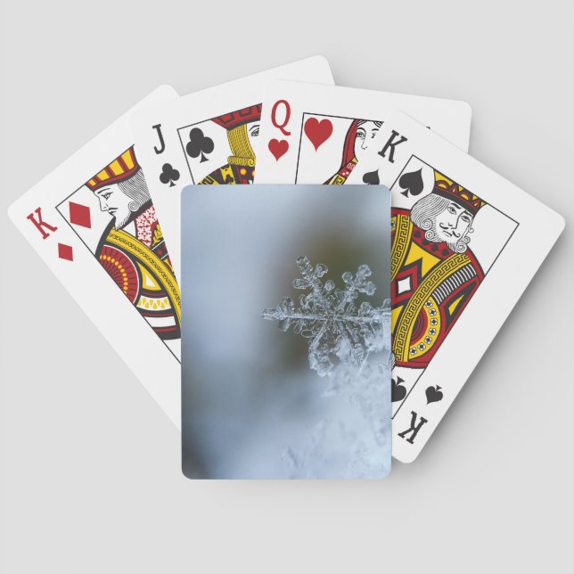Baraja De Cartas Icy Snowflake (Reverso)