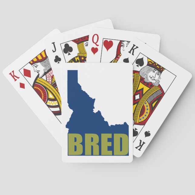 Baraja De Cartas Idaho Bred (Reverso)